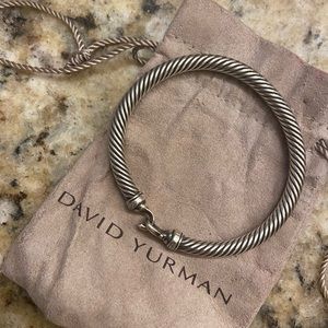 David Yurman Buckle bracelet - sterling silver with Pave Diamonds